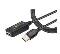 Techly 362220 - Cable alargador Activo USB Hi Speed 20 m, Negro