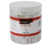 Techly IWP-JAR-C6RTY Conector RJ45 8P/8C Cat6 UTP, Cable, 100 uds