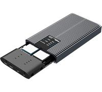 Techly NP 368666 Box Externo Duplicador Clon Offline USB3.2 Gen 2x2 USB-C™ M.2 PCIe NVME 20Gbps Silver