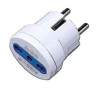 Techly One way adaptor Schuko plug to italian socket IPW-IC216 adaptador de enchufe eléctrico Tipo F Tipo L (IT) + Tipo F Azul, Blanco - Adaptador para enchufe (Tipo F, Tipo L (IT) + Tipo F, Tipo F, Tipo L (IT), Tipo L (IT), 16 A, Azul, Blanco)