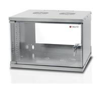 TECHLY PROFESSIONAL 023707 Armario en rack de 19" a pared 9U prof. 450 Gris Montado Gris