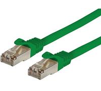 TECHLY Professional 027019 Cable de Red Parche de CCA Cat. 6 Verde F/UTP 3m Bulk Verde
