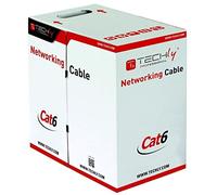 Techly Professional 25619 - Bobina U/UTP. Cable Cat. 6, CCA, 305 m, rígido, azul