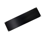 Techly Professional 302037 Panel Ciego para Armarios Rack 19'' Negro 3 Unidades Negro