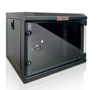 Techly Professional 362343 Armario para rack de 10" en pared 4 unidad Negro