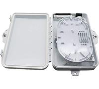 Techly Professional 362893 Caja de distribución de Fibra Óptica FTTH IP66 4 Puertos SC LC PLC Blanco