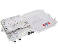 Techly Professional 362909 Caja de distribución de Fibra Óptica FTTH IP66 8 Puertos SC LC PLC Blanco