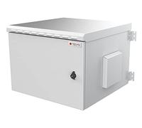 Techly Professional 364804 - Armario para rack de 19 pulgadas de pared 9U gris IP55 puerta ciega prof. 600 mm gris