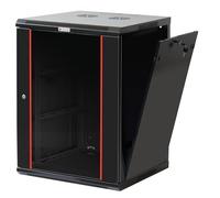 Techly Professional 620706 Armario Rack 19" de pared 20 unidades Sección única Prof. 600 mm Negro Negro