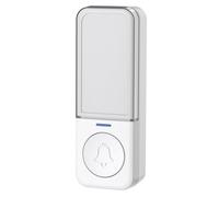 Techly Transmisor adicional IP56 sin batería para timbre inalámbrico, hasta 180 m, color blanco, 620577
