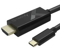 Techly USB Typ C ST auf HDMI 2.0 4K, 2m, schwarz NUEVO