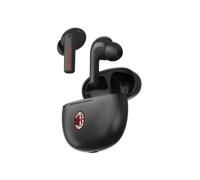 Techmade AC Milan K201E - Auriculares inalámbricos con caja de carga rojo/negro