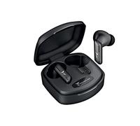 TECHMADE Auriculares inalámbricos con Caja de Carga Color Negro
