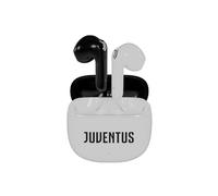 TECHMADE Auriculares inalámbricos para auriculares Juventus, con caja de carga, color blanco/negro