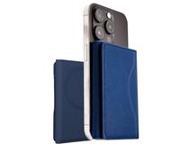 TECHMADE ETRES Smart Wallet Classic Saffiano - Cartera MagSafe RFID para hombre y mujer, delgada, elegante, con bolsillo para dinero en efectivo, compatible con iPhone, turquesa