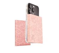TECHMADE ETRES Wallet Flat Animalier - Cartera de mujer Slim Leopardato, RFID, ultra delgada, tarjetero compacto, bolsillo para dinero, Rosa