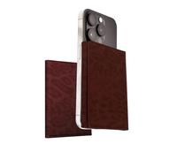 TECHMADE ETRES Wallet Flat Animalier - Cartera de mujer Slim Leopardato, RFID, ultra delgada, tarjetero compacto, bolsillo para dinero, rojo