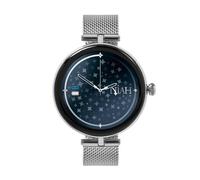 Techmade - Reloj Inteligente Niah Lyra | Pantalla AMOLED 1.04" | Llamadas y Notificaciones | Función SOS y Deporte | Compatible con iOS y Android, Malla Milano Silver, Única-Regulable