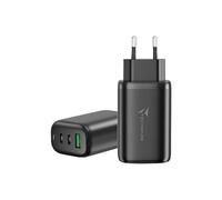 Techmade TM-P937-BK CARICABATTERIE DA RETE 65W Fast Charge 1 x USB-A 2 x USB-C Nero Marca