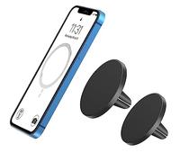 TechMatte 2 Piezas Soporte de Ventilación de Aire para Automóvil para magsafe Coche, Diseñado para iPhone 17/16/15/ 14/13/12 Series, Soporte Coche Magnético