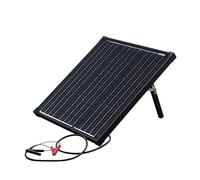 Technaxx 50W Solar Charger Set TX-214 - Panel portátil de energía solar monocristalino con controlador de pantalla LCD - Ideal para jardín, camping