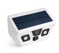 Technaxx Alemania Cámara de Seguridad Solar al Aire Libre Recargable con batería Cámara de vigilancia de detección de Movimiento 1080p con luz LED de Alta Potencia TX-156