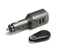 Technaxx Alemania Sensor De Detección De Movimiento Sistema De Alarma Negro De Coche Vigilancia Del Interior Del Vehículo 110dB Sirena Función De Carga 2 Puertos USB TX-100