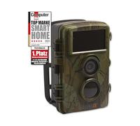 Technaxx Cámara de Vida Silvestre Detector de Movimiento - Sensor PIR de 50°, LED IR para Tomas nocturnas, Video FullHD, Pantalla de 2.4", Tiempo de activación de 0.3 Segundos - Wild CAM TX-160