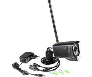 Technaxx Cámara de vigilancia de Seguridad FullHD de Alemania con transmisión inalámbrica PIR, visión Diurna y Nocturna, micrófono Integrado con función de Alarma TX-145