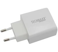 Technaxx Cargador USB-C 20W con Power Delivery, Carga Rápida para Smartphone y Tablet, Adaptador Compacto de Viaje, Protección Múltiple Integrada, Duradero y Eficiente - TX-196