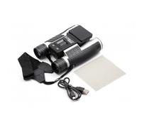 Binoculares Technaxx con Pantalla para Adultos, utilizados para observar Aves, Animales, Viajar, Cazar, Eventos Deportivos - Grabación de Video y Fotos FullHD, Zoom 4X, MicroSD - Binoculares TX-142