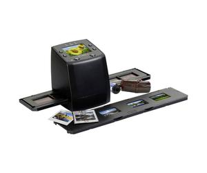 Technaxx Germany Slide Scanner Convierte películas negativas y Diapositivas a Digital JPEG Guarda en Tarjeta SD-SDHC con Pantalla TFT No Requiere Ordenador/Software DS-02