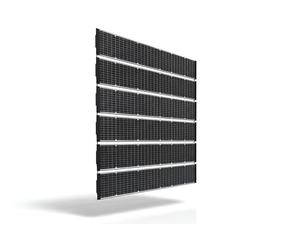 Technaxx Valla solar bifacial 480W - 6x 80W paneles solares monocristalinos PERC para vallas 2,5m - Pantalla de privacidad & energía solar - Kit de ampliación 480W - 17,5% eficiencia - TX-357