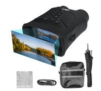 Technaxx Visor Nocturno - Video Full HD 1080p y Foto 40MP - Aumento Óptico 4X, Zoom Digital 8X - LED IR 850nm hasta 150m - Pantalla IPS 3 Pulgadas - Batería 2500mAh - para Caza y Outdoor - TX-257