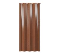 Techni Home Loft Series - Puertas de acordeón plegables de doble pared de alta calidad, de 48 pulgadas de ancho, nogal
