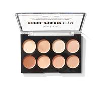 Technic Colour Fix Cream Foundation Contour Makeup Palette - 8 tonos cremosos altamente pigmentados para ocultar, contornear, dar forma y definir tus características. La fumulación mate combina bien