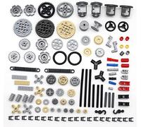 Technic - Juego de 116 Conectores de eslabones de Cadena de Engranajes de, Compatible con Piezas de Le,go Technic