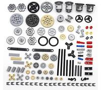 Technic Piezas para Lego, DIY Technic Vehículo Piezas Caja de Cambios Piezas de engranaje, Repuesto y Piezas de eje de rueda dentada Technic, 116 Piezas