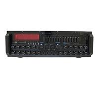 Technical Pro Mezclador y amplificador profesional de 2000 vatios con Bluetooth y ecualizador integrado, 6 entradas de micrófono, tarjeta USB y SD para altavoz, karaoke de DJ, cine en casa