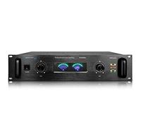 Technical Pro - Sistema de PA portátil Profesional, Amplificador de Potencia estéreo Digital de 2 Canales con Amplificador Bluetooth de Audio de 6500 vatios, para Sistema de Altavoces en el hogar