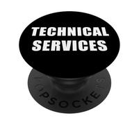 Technical Services - Professional Staff & Volunteer Uniform PopSockets PopGrip Adhesivo