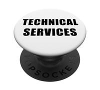 Technical Services - Professional Staff & Volunteer Uniform PopSockets PopGrip Adhesivo