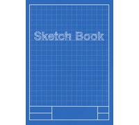 Technical Sketchbook: Technical Sketch-/drawingbook with grid and drawing boarder - DinA5