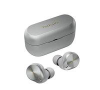 Technics EAH-AZ80E-S Auriculares Inalámbricos con Cancelación De Ruido, Bluetooth Multipunto 3 Dispositivos, Cómodos Intraurales, Carga Inalambrica, Plateado