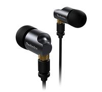 Technics Monitores intrauditivos Premium IEM, Auriculares intrauditivos con Cable de Alta fidelidad con Controlador Innovador de 10 mm para distorsión ultrabaja - EAH-TZ700, Negro/Dorado