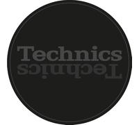Technics Slipmat Duplex 7: Espejo Gris sobre Negro