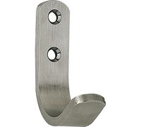 Technik Team MH.306020.20 Late - Ganchos para colgar en la pared, 2 unidades, latón cromado, color plateado