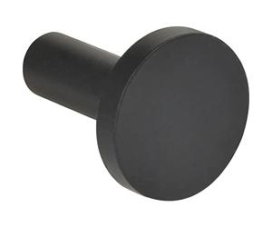 TECHNIK TEAM Technikteam Bodon - Perchero para pared (diámetro de 30 mm, redondo, acero con recubrimiento en polvo), color negro mate