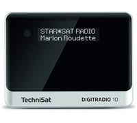 TechniSat DIGITRADIO 10 - Adaptador de Radio Digital Dab+ (Pantalla OLED, Bluetooth, Mando a Distancia, Despertador, Ideal para actualizar Las instalaciones de Alta fidelidad) Negro y Plateado