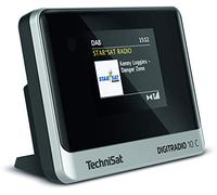 TechniSat DIGITRADIO 10 C - Adaptador de Radio Digital Dab+ (Pantalla a Color, Bluetooth, Mando a Distancia, Despertador, Ideal para actualizar los Sistemas de Alta fidelidad) Negro y Plateado
